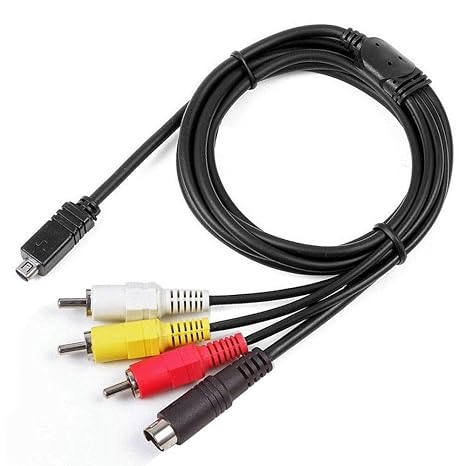 AV A/V Audio Video TV Cable/Cord/Lead for Sony Handycam DCR-HC32/e Camcorder