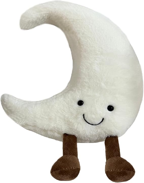 New Moon Sunshine Plush Toy Cute Smile Fun Filled Animal Pillow Soft Plush Toy for Children's Birthday Gift
