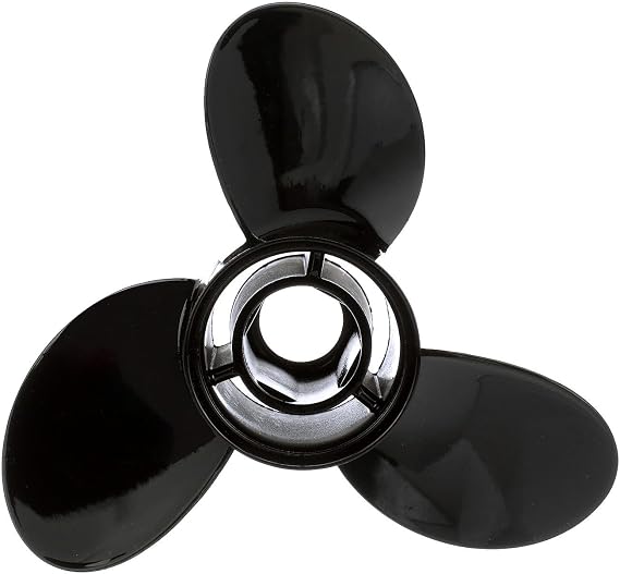 Quicksilver Black Diamond 3-Blade Aluminum Propeller for Mercury and MerCruiser Engines