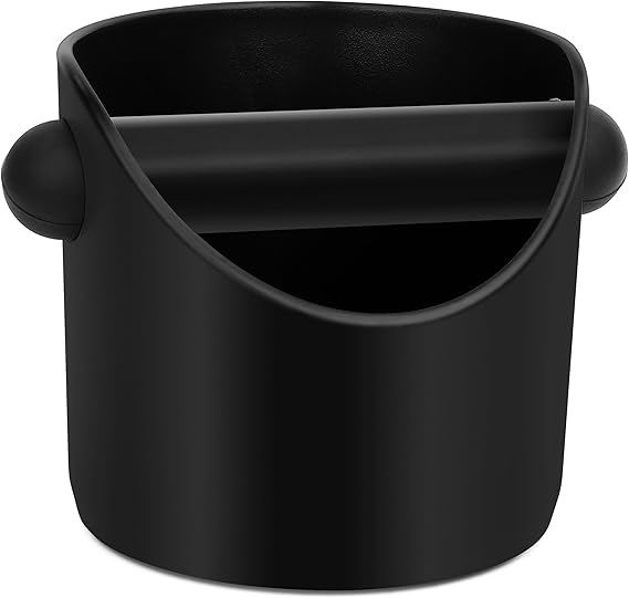 Small Coffee Knock Box 4.3 Inch, Coffee Mini Knock Box, Mini Knock Box Espresso, Small Knock Box Espresso with Removable Knock Bar And Non-Slip Base