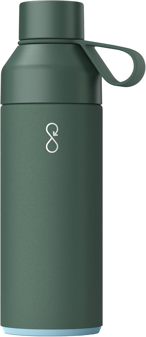 Ocean Bottle Original 34oz Stainless Steel Water Bottle (Forest Green) | Reusable & Sustainable, Keeps Drinks Cold & Hot, Eco Friendly Gift