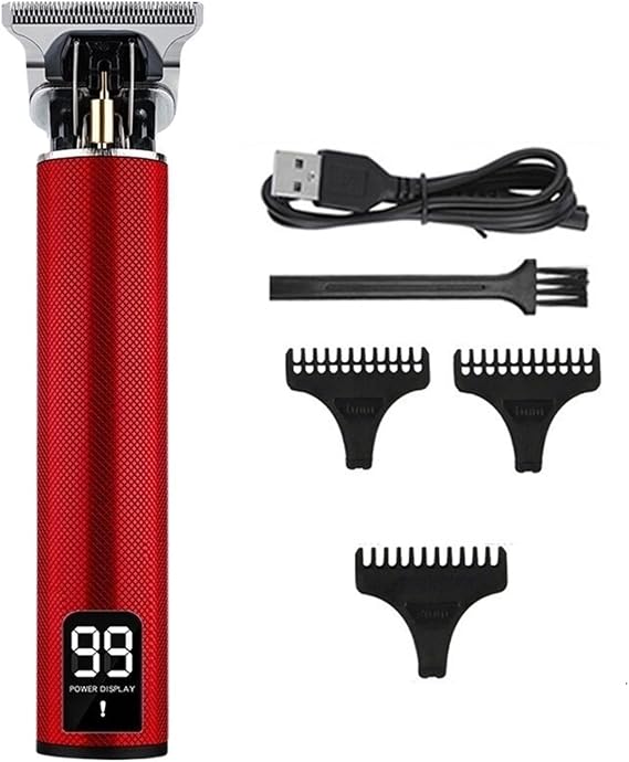 Razors Vintage T9 Electric Hair Cutting Machine LCD Hair Clipper Professional Men Shaver Rechargeable Barber Trimmer for Men(4)