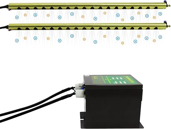 YUCHENGTECH Antistatic Ionizing Air Bar Anti Static Ionizing Bar Copper ESD Static Eliminator with 5.6KV High Voltage Generator 110V (120cm)