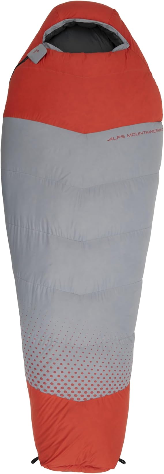 ALPS Mountaineering Zenith 0 Sleeping Bag Lightweight Down Mummy Sleeping Bag with Hydrophobic Down Insulation, Draft Collar & Compression Sack for Cold Weather Camping and Backpacking