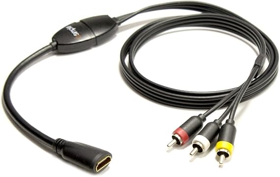 iSimple ISHD01 MediaLinx HDMI To Composite Video/Audio Adapter Cable (Black)