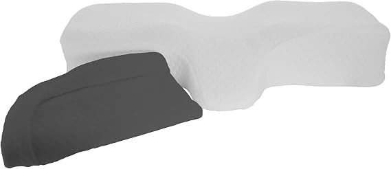 Therapeutica Cervical Pillow, Large and Premium Pillow Cover, Gray, Large