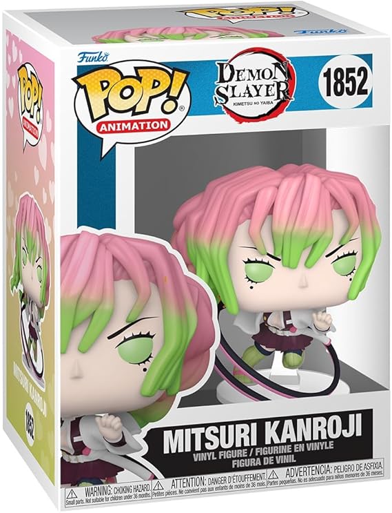 Funko POP! Animation: Demon Slayer - Mitsuri (Attack) | Official Anime Merch - Collectable Vinyl Figurine for Shelf Display - Birthday Gift Idea for Fans and Collectors