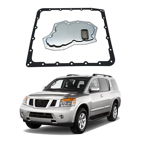 TRANSPEED RE5R05A JR507E Auto Transmission Filter and Gasket Kit Replace 31728-97X00 46240-4C000 for Nissan 350Z Armada Frontier Pathfinder for Infiniti QX56 Ex35 Fx35
