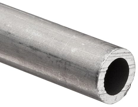 6061 Aluminum Pipe, Extruded, Schedule 40, 8" Nominal, 7.981" Inside Diameter, 8-5/8" Outside Diameter, 0.322" Wall, 36" Length, OnlineMetals