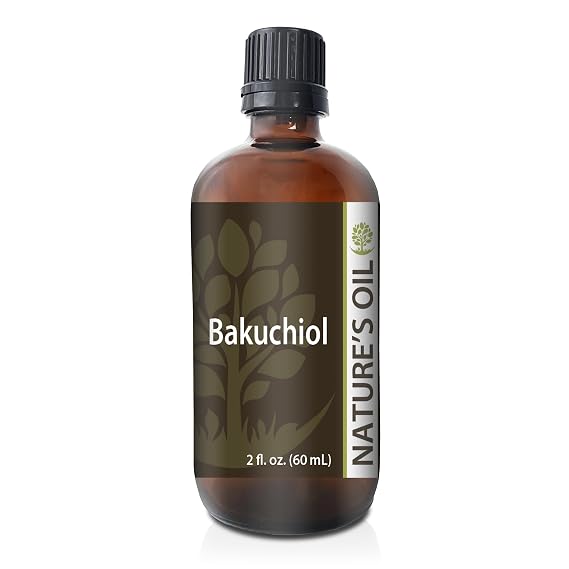 Nature's Oil Bakuchiol 99% - Pure Plant-Based Retinol Alternative - Natural Cosmetic Ingredient - for DIY Serums, Creams, and Skincare Formulations (60mL)