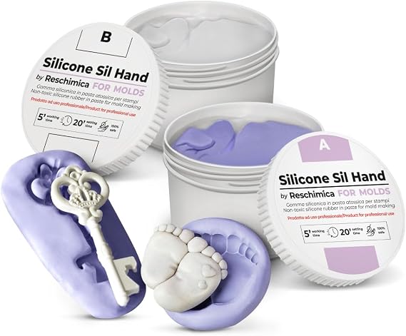 Silicone Rubber 1:1 Modelling Silicone SIL Hand Moulding Compound