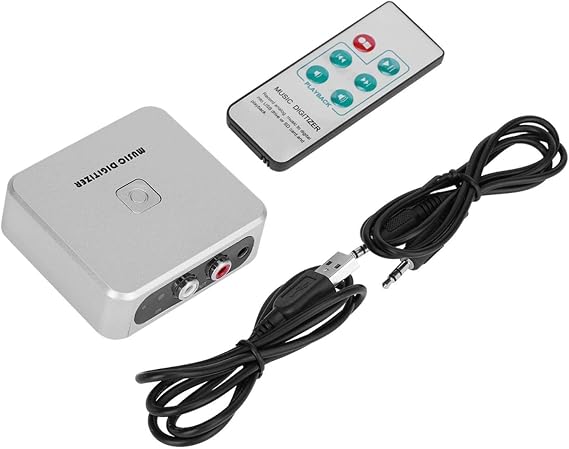 Socobeta Multifunctional MP3 Digitizer Audio Capture Box Left Right Channels Music Digitizer Support U Disk SD Card