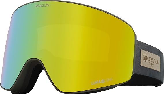 Dragon Unisex PXV Snow Sport Goggle - Reclaimed Frame | LL Gold Ion Lens