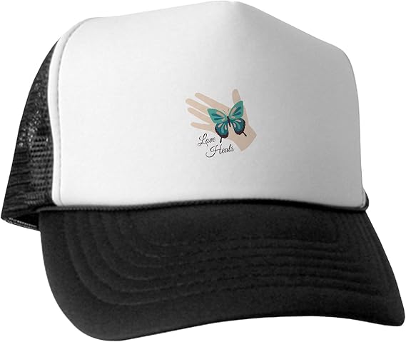CafePress Love Helas Adjustable Snapback Trucker Hat
