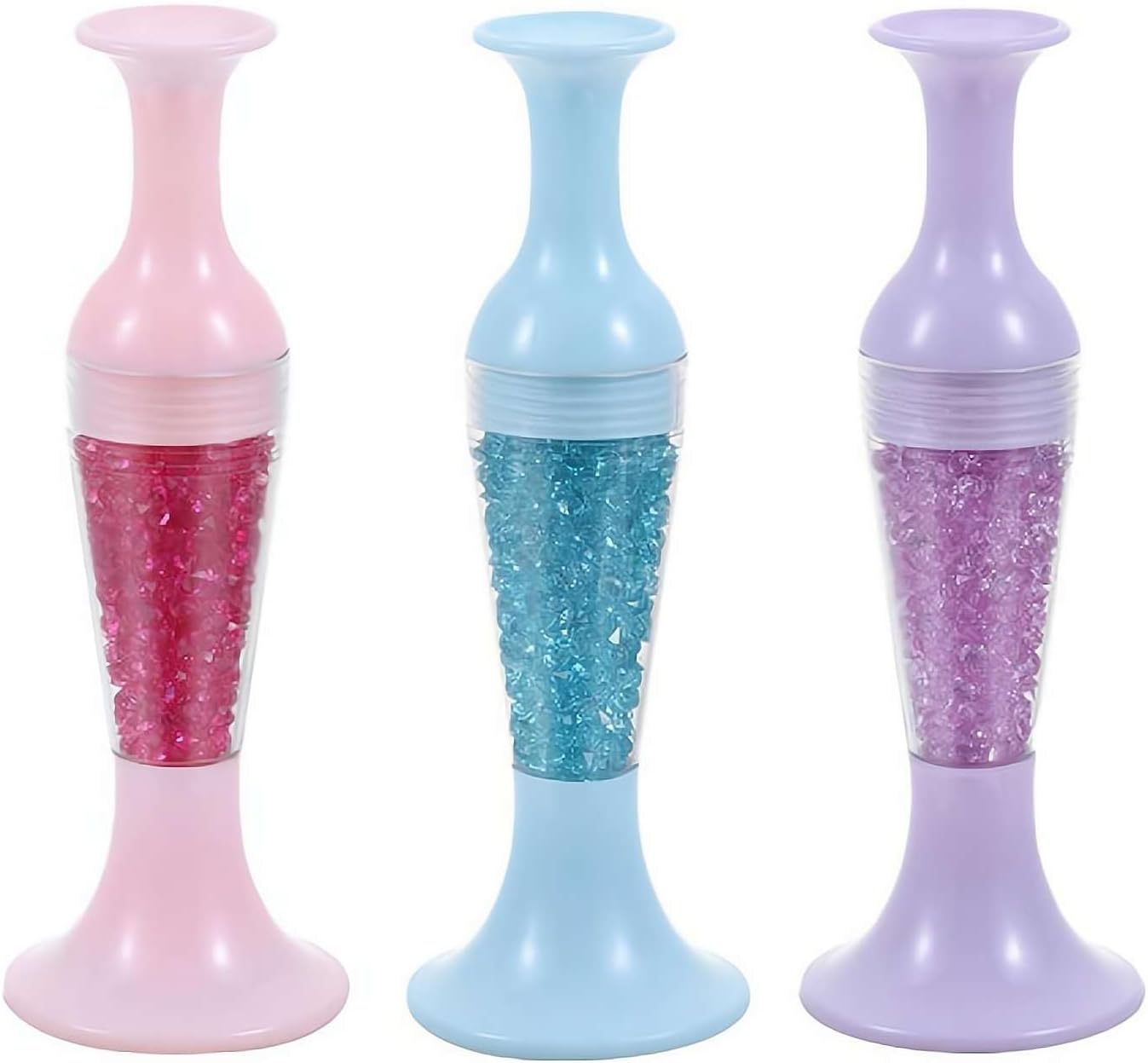 Diamond DIY Pain Art Pens Flower Pot Shape Point Drill Pen with Automatic Dispensing, Bead Dispenser & Dotting Tool for Diamond DIY Pain, Nail Art & Crafts