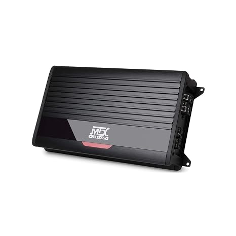 MTX THUNDER1000.1 Class D 1000 Watt RMS Mono Block Compact Vehicle Stereo Sound System Amplifier w/Selectable Bass Boost, Variable Subsonic Filter
