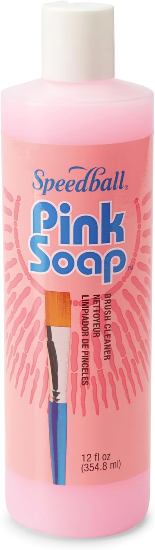 Pink Soap 12-Ounce Brush Cleaner and Conditioner (00132-66)