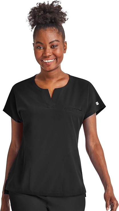 Maevn Matrix Impulse Womens Notched Neck Dolman Top