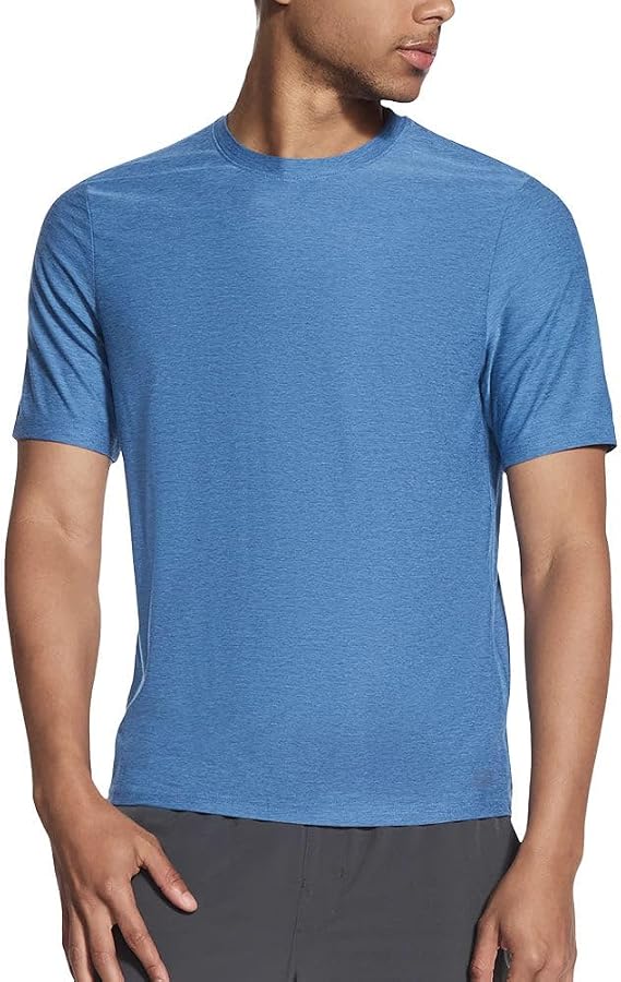 Skechers Men's GO DRI All Day T-Shirt Pacific Blue/L