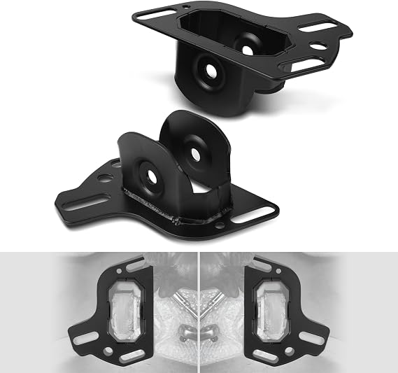Bevinsee Rear Toe-in Trailing Arm Bracket Adjustable Set Compatible with 3 Series E46 E36 Z4 E85 E86 E89 320i 323i 325i 328i 330i 325xi, Replace for 33303411877, 33303411878, 33301096602, 33301096601