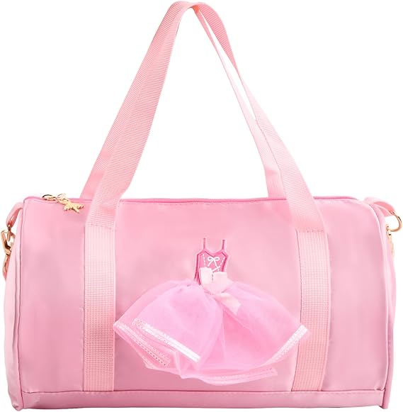 Ballet Dance Bags, Princess Shoulder Bag, Sports Bag, Girls' Ballet Bag, Duffle Bag, Ballet Bag, Gymnastics Handbag, Children's Bag for Ballerina Dancer