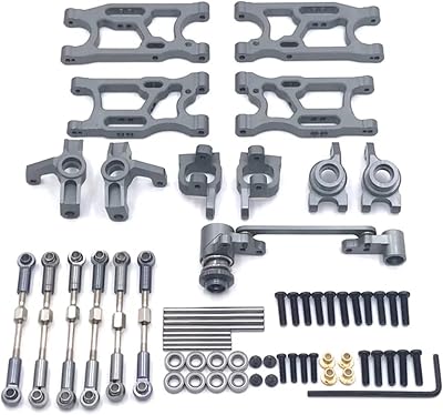 RC Car Accessories for WLtoys for 114 144010 144001 144002 112 124017 124016 124018 124019 LC 114 for Racing for Rlaarlo 112 AM-X12 114 RC Car Upgraded PartsGray