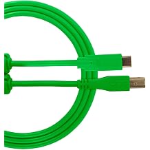 UDG GEAR U96001GR Cable USB 2.0 (C-B) - High-speed Audio Optimized USB 2.0 C to B cable, Green, 1.5 Meter