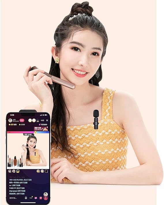 JAPOO Wireless Microphone for iPhone,Android, USB-C Microphone, (2-in-1)