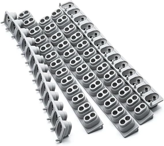 For Yamaha PSR-E323 E333 E343 E344 E353 E363 E373 E403 E413 E423 E463 473 Electronic Keyboard Key Contact Rubber Strip Replacement(5piece OEM)