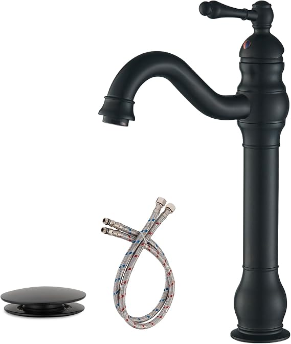 Bathroom Vessel Sink Faucet Waterfall Single Handle Single Hole