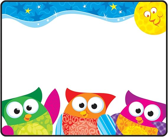 Owl-Stars!TM Name Tags