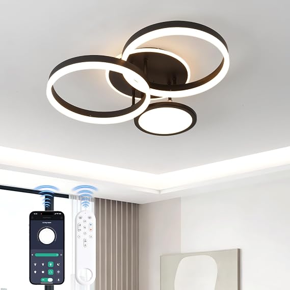 LED Ceiling Light 45W 3771LM Ceiling Lights for Bedroom [Energy Class E]