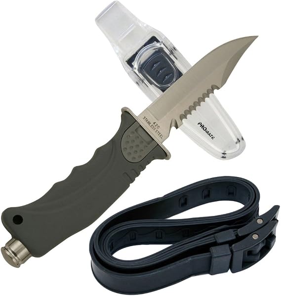 Promate Scuba Dive Knife with Leg Strap in Different Size Material Shape Available