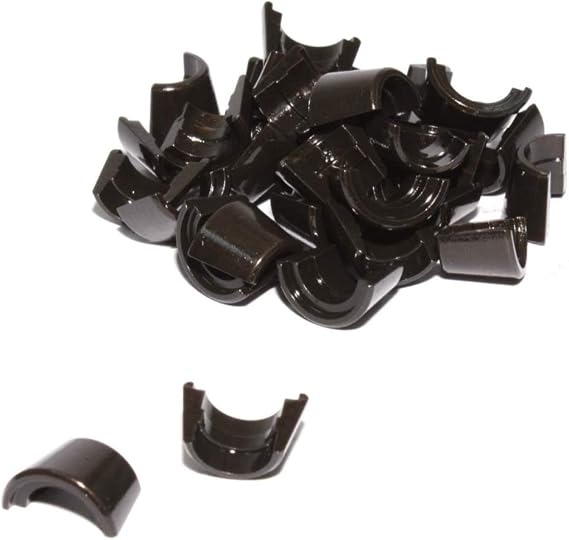 Comp Cams Valve Lock, Super Locks, 10 Degree, 11/32 in Valve Stem, Standard Height, Steel, Black Oxide, Each