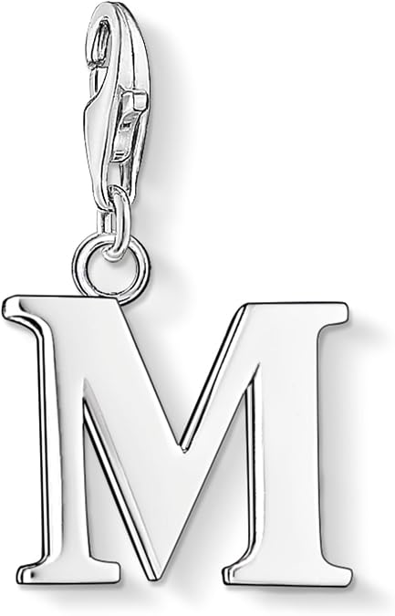 Thomas Sabo Letter M Charm, Sterling Silver