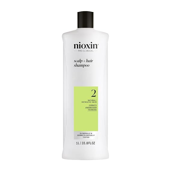 NIOXIN System 2 | Scalp Care | Shampoo | Hair Thickening | For Natural Hair