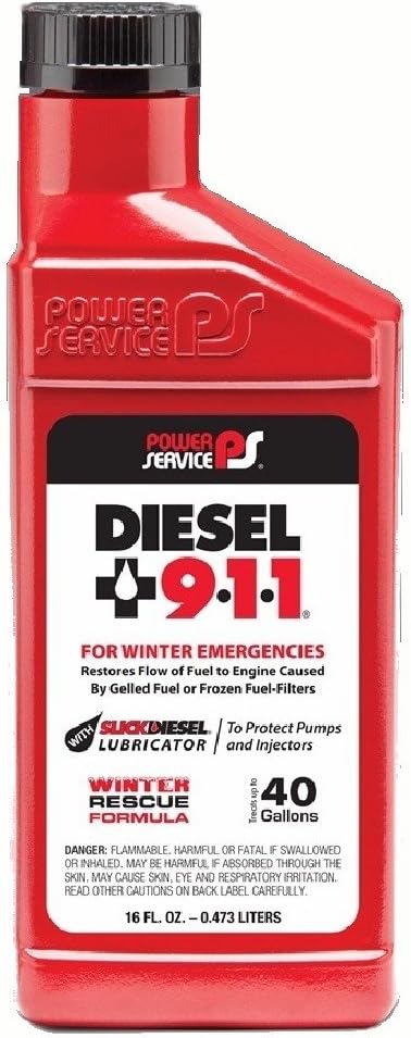 Power Service 08016-09 Diesel 911 Fuel Additive - 16 oz.