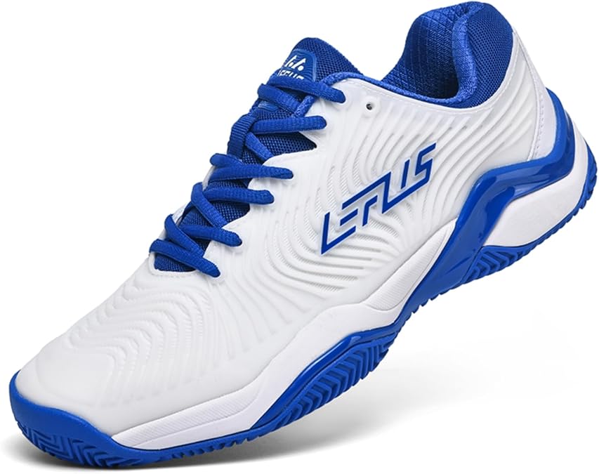 Men's Tennis & Racquetball Anti Slip Court Sneakers Cushioned, Breathable for Men and Women
