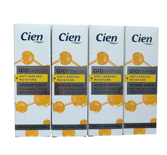 CIEN Q10 Intense Anti Aging Moisture Serum Hyaluronic Acid (4 x1.69 fluid ounces)