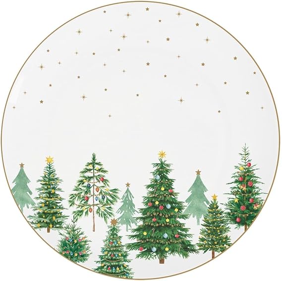 EASY LIFE FESTIVE TREES Dinner Plate