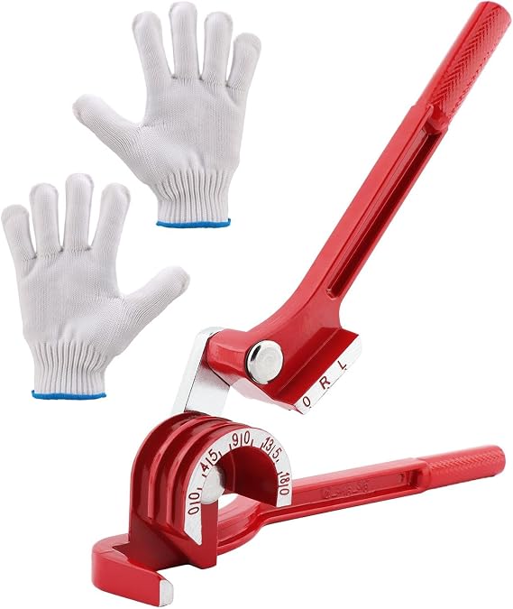 Copper Tube Benders With 1Pair Gloves,for Copper Brass and Aluminum Pipes