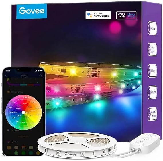 Govee RGBIC Wifi+ Bt LED Şerit (10 M) [Enerji Sınıfı A]