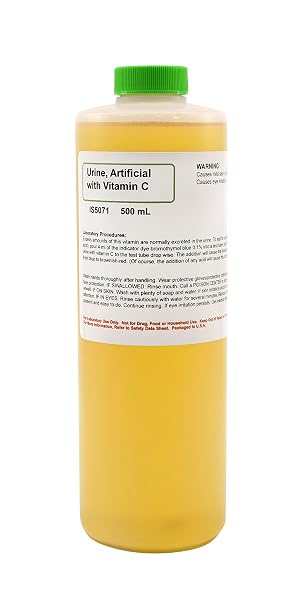 ALDON Innovating Science - Understanding Urinalysis - Demonstration of Urinalysis Techniques - Fluid with Vitamin C - 500mL