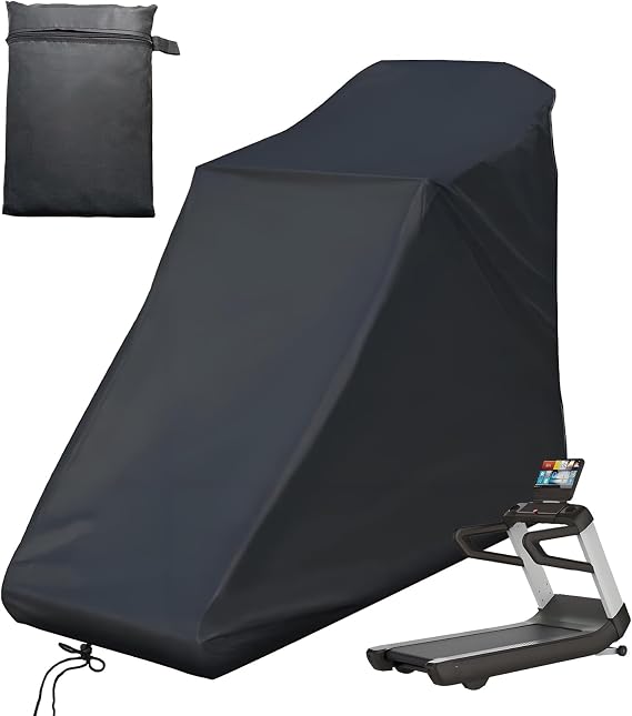 Treadmill Cover for Life Fitness 9700, 210D Oxford Fabric Treadmill Cover with Drawstring Closure, Protection Against Dust and Debris for Indoor and Outdoor Use,B 200x95x150cm