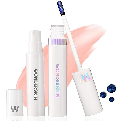 Wonderskin Wonder Blading Peel & Reveal Lip Stain Set Long-Lasting Lipstick Long-Lasting Waterproof (Adore Kit)