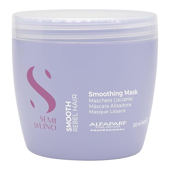 ALFAPARF MILANO Semi di Lino Smooth Hair Mask for Frizzy Hair (16.9 fl oz)