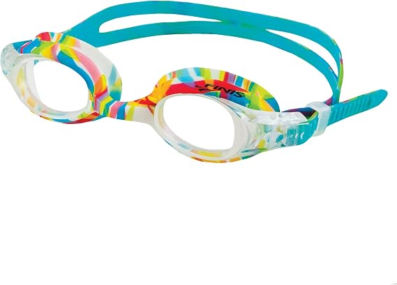 FINIS Mermaid Swim Goggles for Kids - Ages 4-10 - UV Protection - Anti-Fog Lenses - Soft Silicone Fit