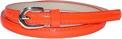 CTM Womens Skinny 12 Inch Dress Belt