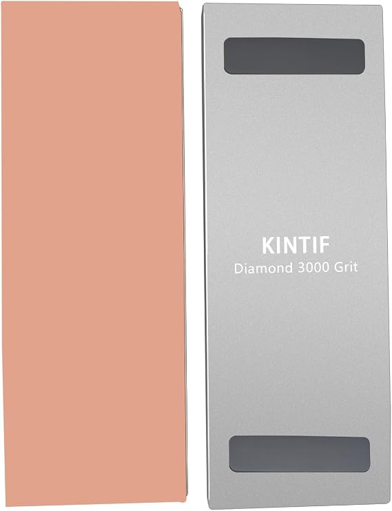 Diamond Whetstone Knife Sharpening Stone #3000, Fast Cutting, Low Wear, Ideal for Hard Steel, Fine Polishing Finish and Smooth Feel, Premium Non-Slip Knife Sharpener for Kitchen