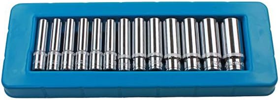 US PRO Professional 13 Piece 1/4" Single Hex Deep Socket Set 4-14mm B1388
